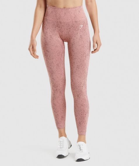 Legginsy Gymshark Adapt Fleck Seamless Damskie Różowe | PL 970POA